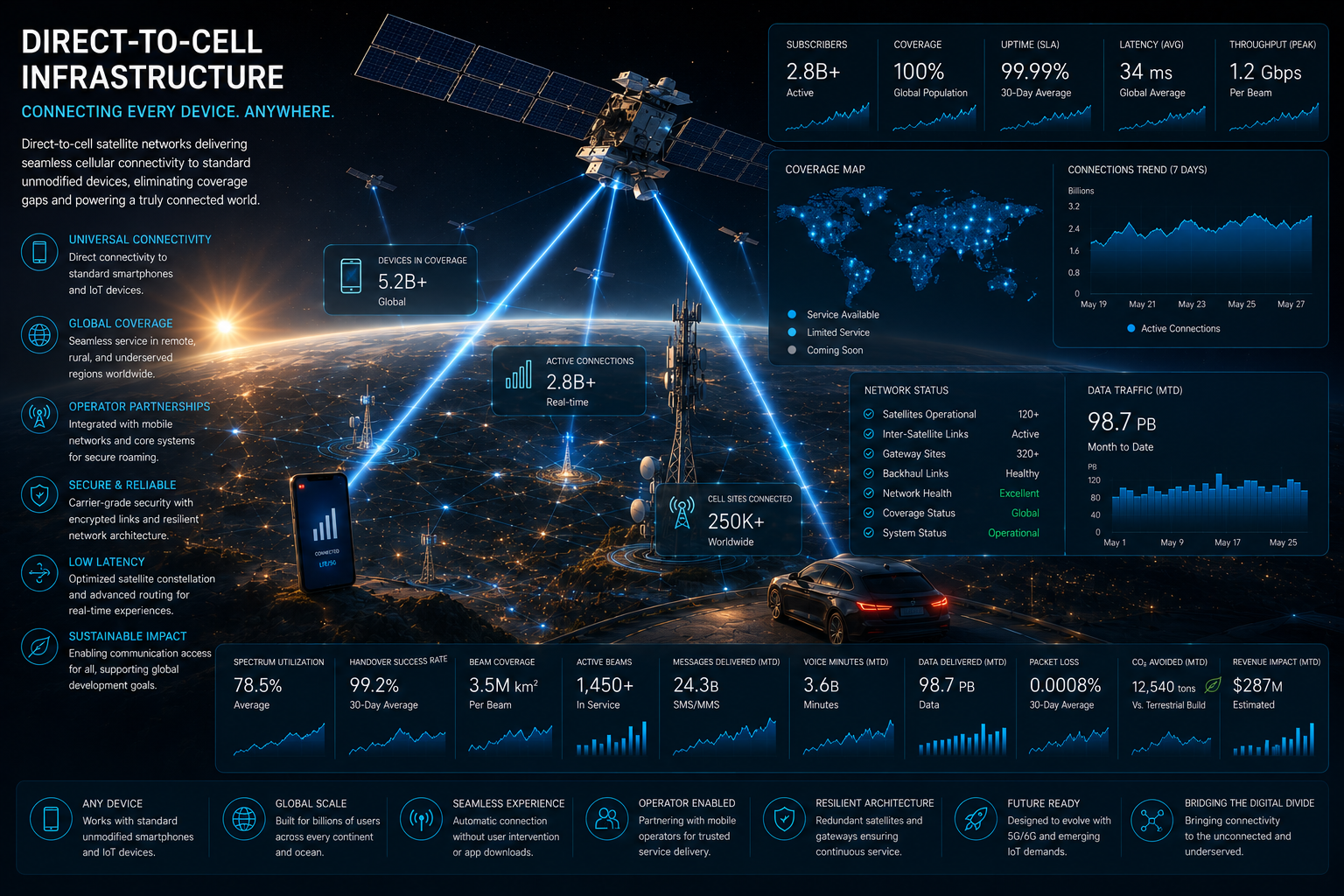 Direct-to-Cell Infrastructure
