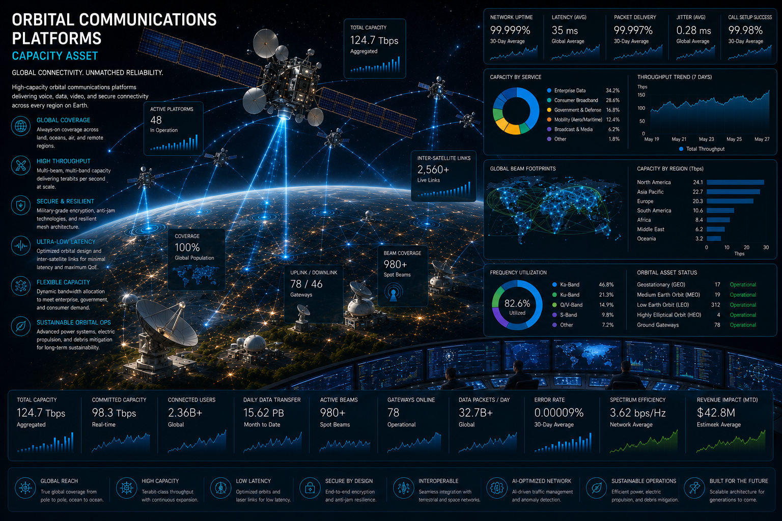 Orbital Communications Platforms