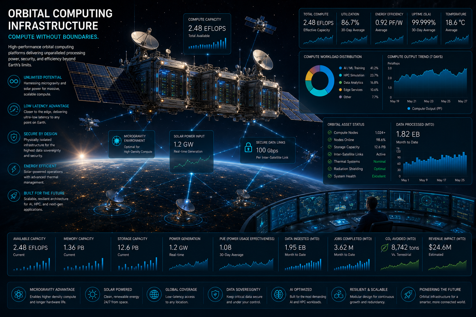 Orbital Computing Infrastructure